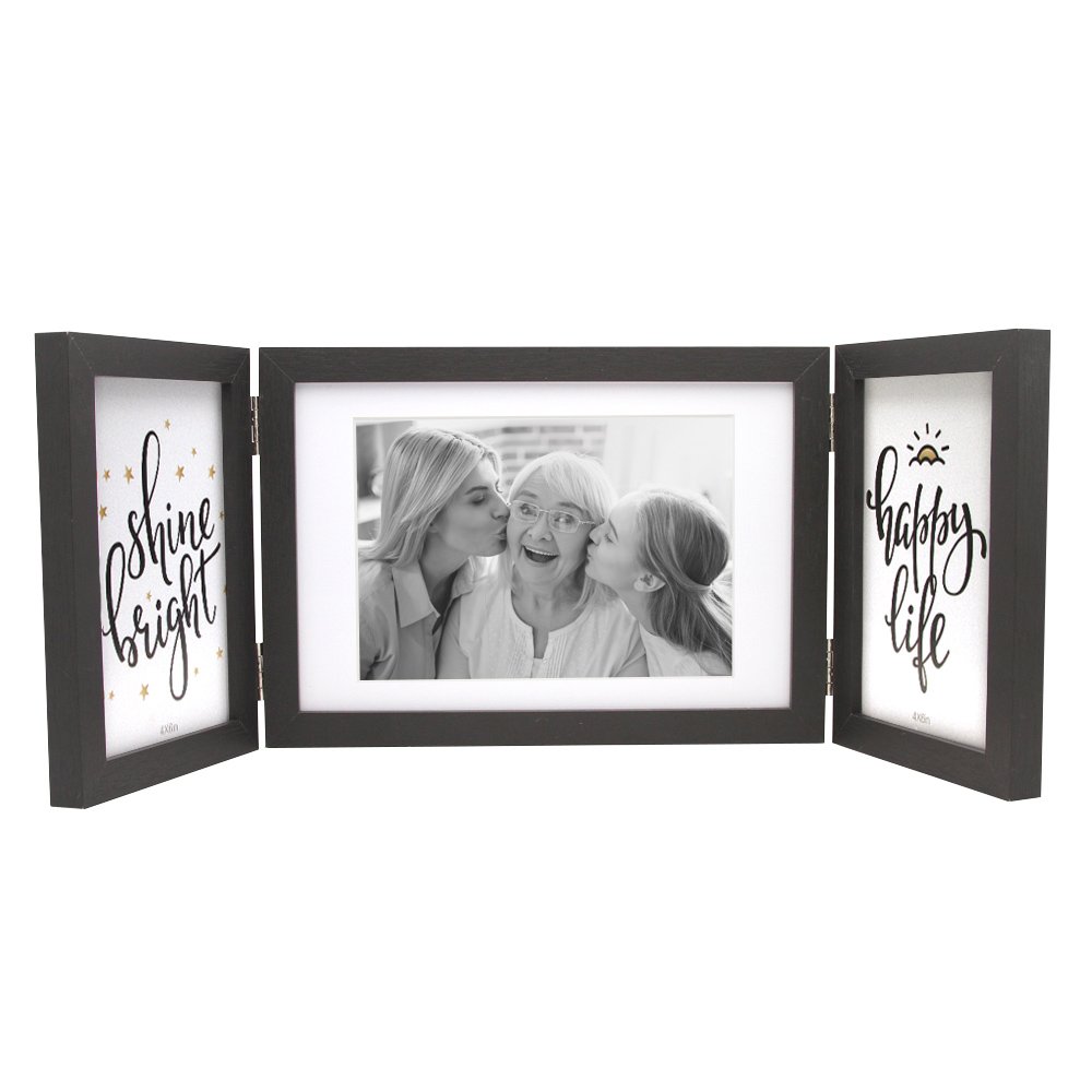 Amazon stunningattractive silver triple photo frame holds 3