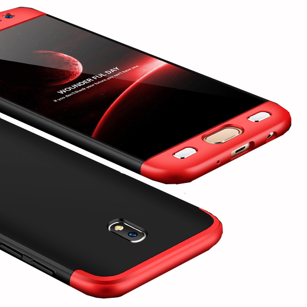 Body Protection] Ranyi Galaxy Galaxy 3 Hybrid Bumper in Samsung Hard 3 [Slim in [360 \u0026 J5 Case Case, 1] Fit Degree 1 [Full J5 Pro ... for Tightly] Thin