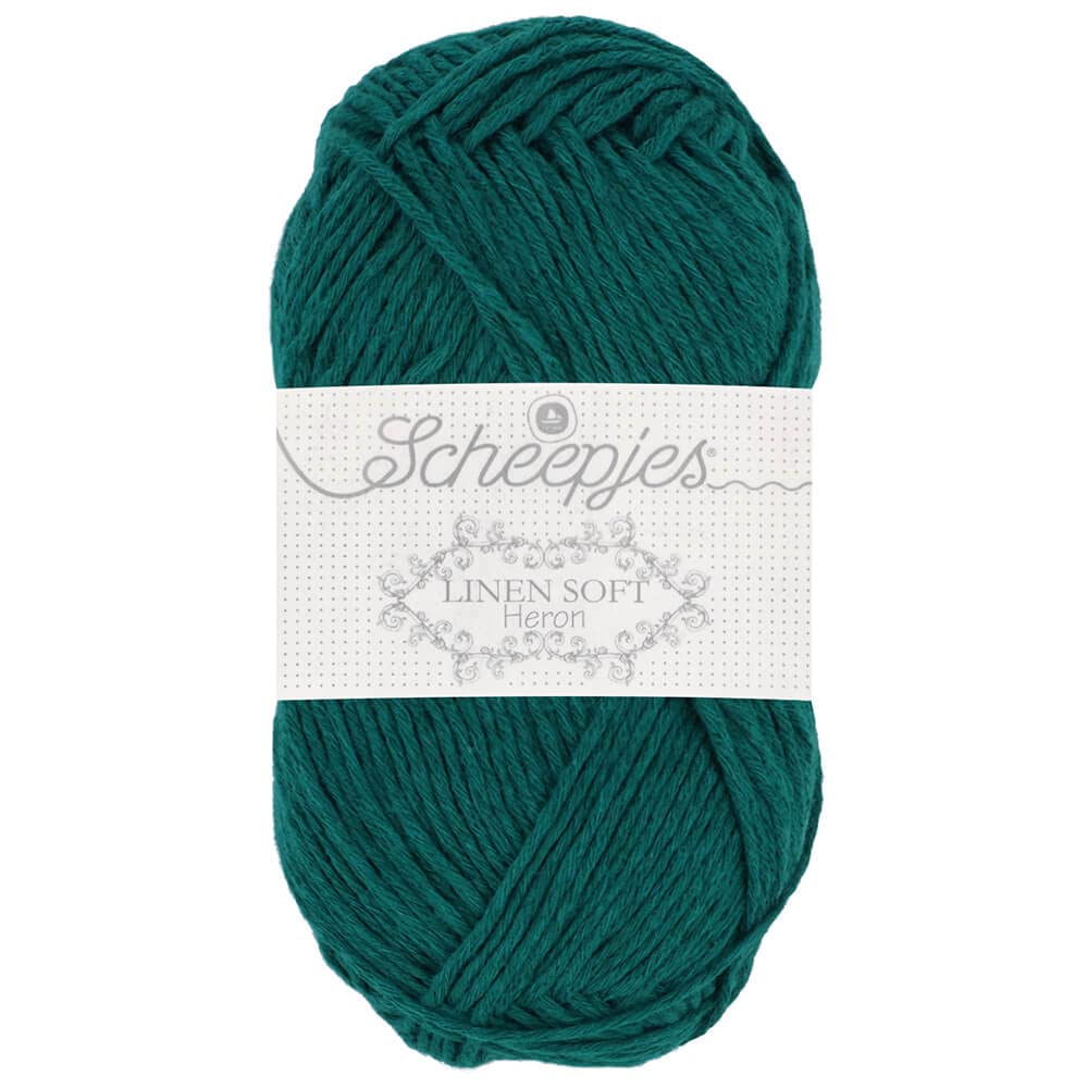 Scheepjes Linen Soft 50g - Groene Brei- en Haakgaren — image 1