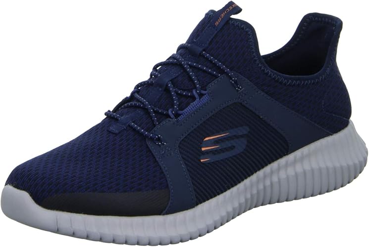Amazon スケッチャーズ Sportメンズエリートフレックスファッションスニーカー ネイビー オレンジ 11 M Us Skechers スケッチャーズ スニーカー