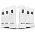 Energizer LED Rechargeable Plug-in Flashlights, Weatheready Emergency Flashlight for Hurricane Supplies and Survival Kits, Flash Light with Convenient Plug-in Design,White, 6 count (Pack of 1)
