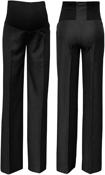 Zeta Ville Womens Maternity Smart Pants Tailored Work Trousers