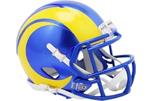 Los Angeles Rams Current Riddell Speed Mini Football Helmet - New in Riddell Box