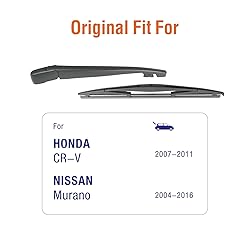 WOWIPER Rear Windshield Wiper Arm with Blades for
