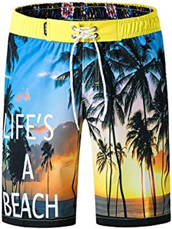 matching swim shorts and shirt