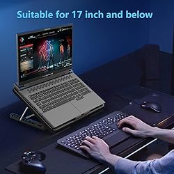 LIANGSTAR Laptop Cooling Pad, Laptop Cooler with 6