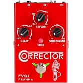 FLAMMA FV01 Vocal Effects Processor Pitch Correction Voice Pedal Vocal Stompbox Microphone Amplifier for Singer Live Singing Streaming Recording with Delay Reverb Acoustic Guitar Playing