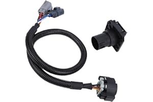 Fabater 7 Way Wiring Harness Kit for RV F-450 F-550 Super Duty - Efficient Replacement Trailer Wiring Adapter for Heavy Duty 