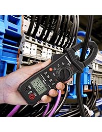 Meterk voltímetro portátil, NCV, AC DC, con pantalla LCD