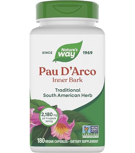 Amazon.com: Now Foods PAU D' Arco, 500 mg, 250 Veg Capsules