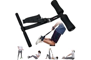 TOPJUM Nordic Hamstring Curl Strap - Multi-Function Stretch & Exercise Strap for Leg, Shoulder, Forearm, Back, Fullbody Worko