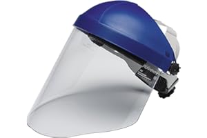 3M Ratchet Headgear H8A, Head and Face Protection 82783-00000, with 3M Clear Polycarbonate Faceshield WP96 (Pack of 1)