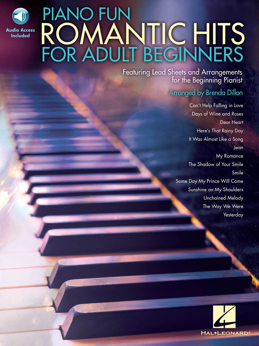Piano Fun - Romantic Hits for Adult Beginners: Intermediate Level Book with Online Audio
