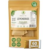 Limón Té (Lemongrass Tea) – 60 Tea Bags – 100% Natural, Vegan, Herbal – Gluten-Free, Non-GMO – by BexpertsUSA