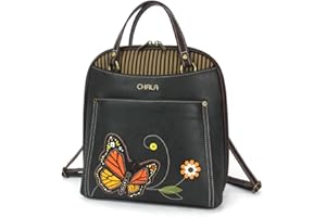 CHALA Convertible Backpack Purse - Women Convertible Shoulder Purse with Adjustable Strap