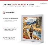 Alison Kingsgate Sleek 35x35 cm Picture Frame - White, Engineered Wood view 2