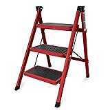 Krightlink Step Ladder, Folding Step Stool with