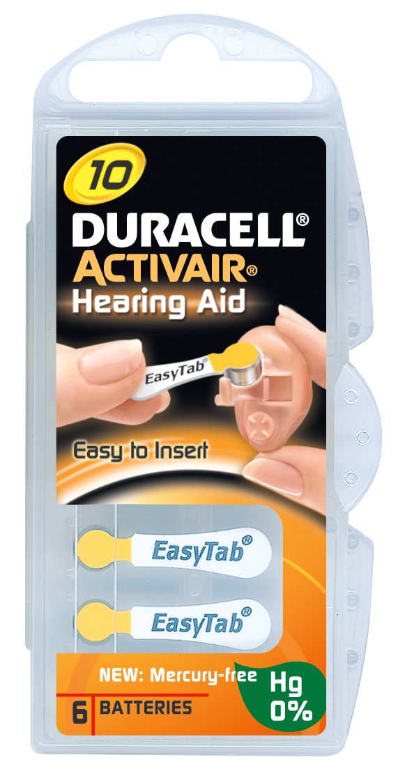 Duracell Size 10 Mercury Free Hearing Aid Battery 60 Batteries Buy Online In Papua New Guinea At Papua Desertcart Com Productid 50390806