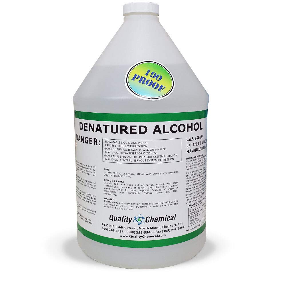 Denatured Alcohol 1901 Gallon (128 oz.) Industrial