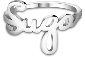 WSNANG Korean Group Rings Kpop Bangtan Name Rings Korean Group Army Gift