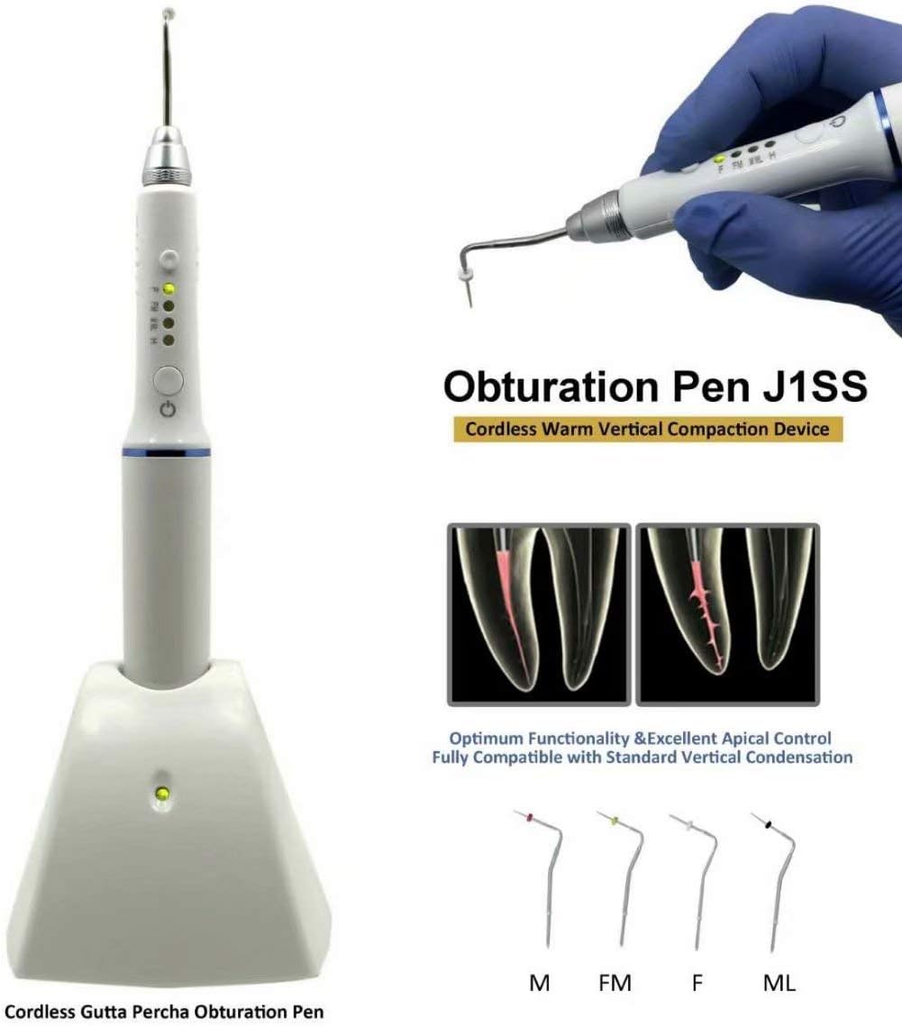 Gutta Percha Cutter Teeth Gum Endo Wireless Cordless Obturation Pen 4Tips
