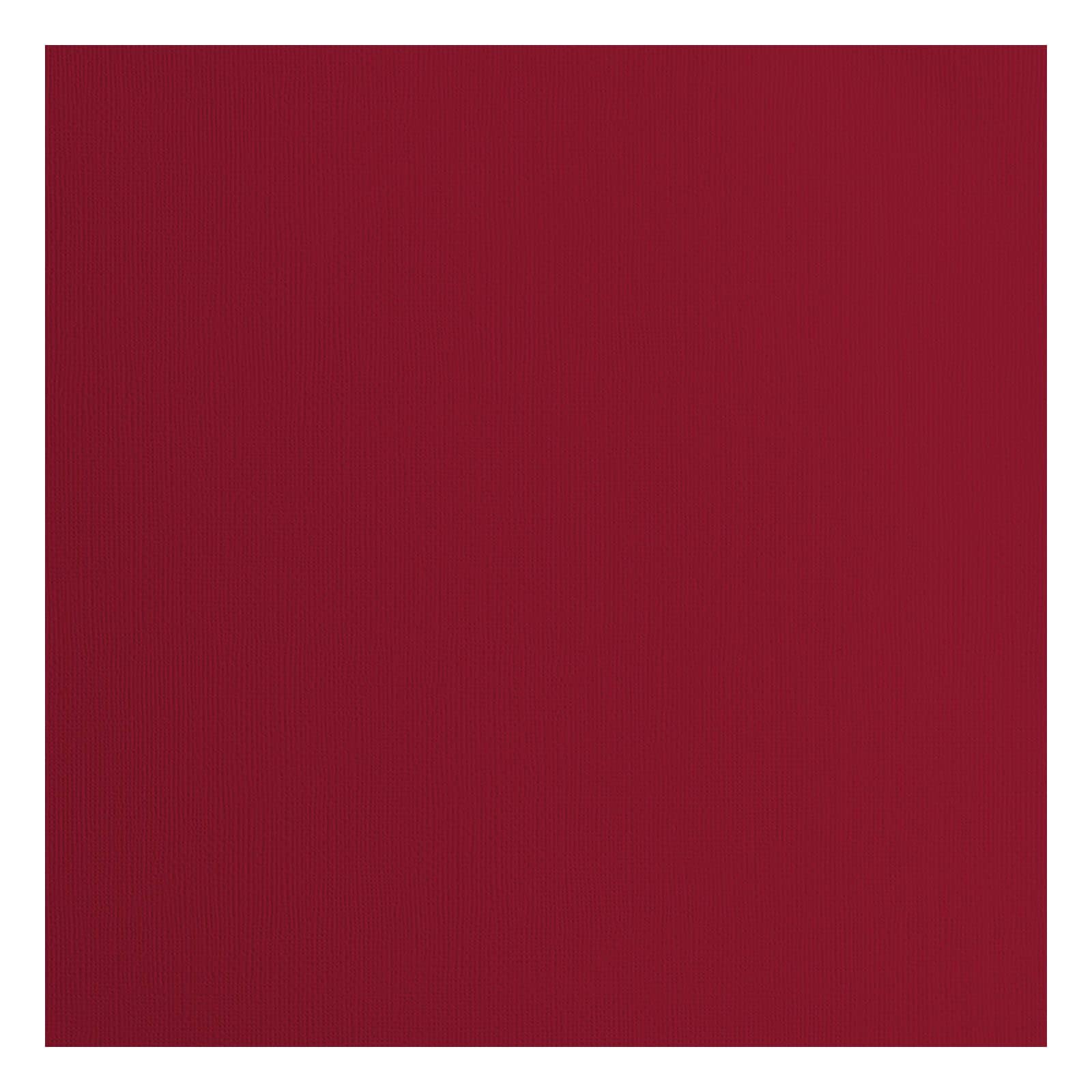Florence Cardstock Textured - Coloured Card Making Supplies 12 x 12 inch - Red - 20 Sheets - Coloured Paper for Scrapbooking, Card Making, Die Cutting and Paper Crafts - 216 GSM - Cassis