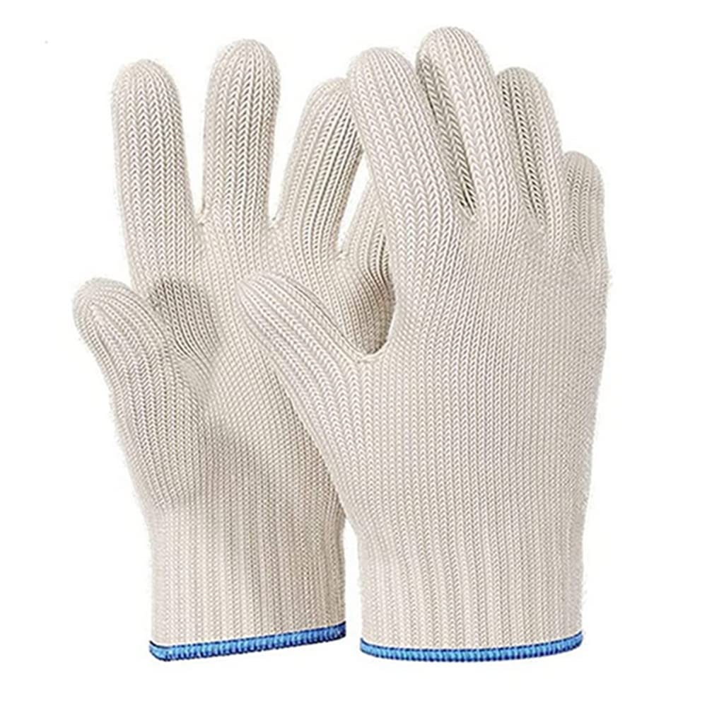 Heat-Resistant Cooking Gloves for Indoor and Outdoor Use - Heat Protective Gloves for Cooking, Baking, Pot-Holding, Smoker Grill Handlingand So On -Oven Gloves Grilling Gloves