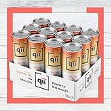 qii Oolong Tea – Removes up to 52% of plaque in one serving, Neutral pH, Sweetened with Xylitol, Dentist-Approved, Brewed with Certified Organic Tea, 30 calories, 12 pack - 8 oz cans