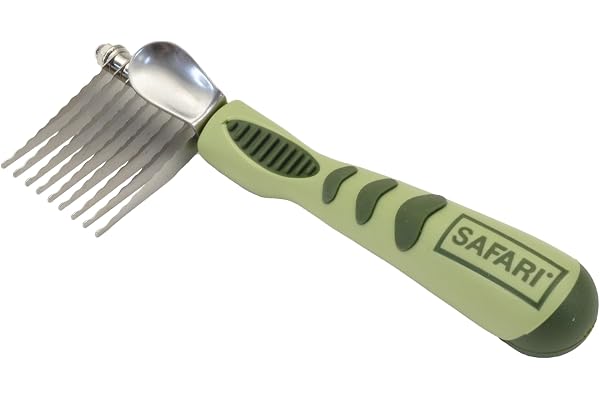 Coastal Pet Safari Dog De-Matting Comb - Dog Grooming Brush for Coarse or Long Coats - for Small and Large Dogs - One Size