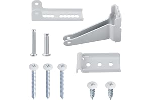GQNDGN Storm Door Closer Bracket in White Color for Larson, Pella, Anderson, emco Storm Door Replacement Parts, Storm Door Repair Kit 1 Set