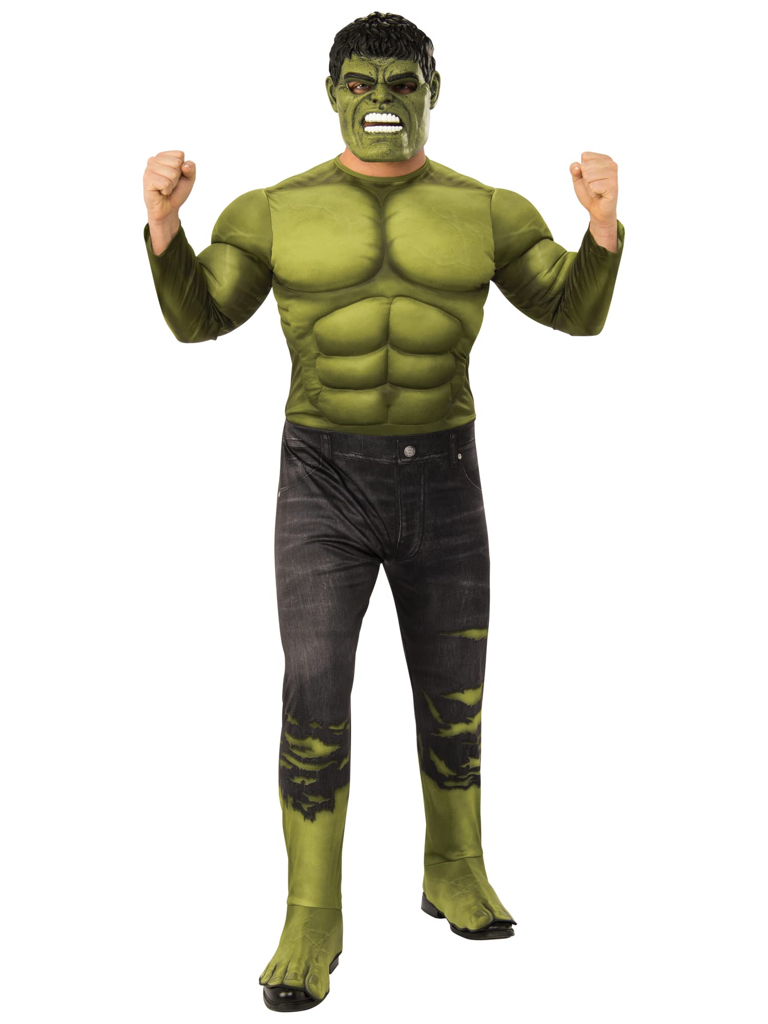 Rubies Official Avengers Endgame Hulk, Deluxe Adult Mens Costume - Size Standard/Medium Halloween