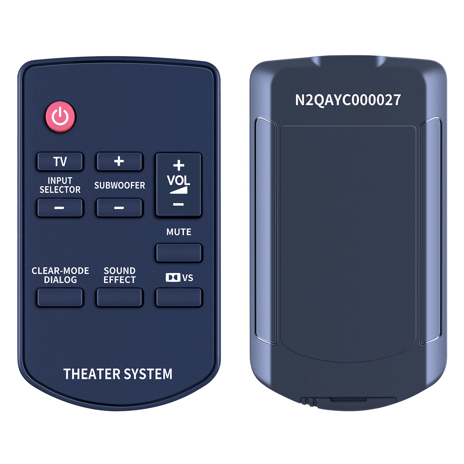 N2QAYC000027 Replacement Remote Control Suitable for Panasonic Home Theater System Soundbar SA-HTB10 SC-HTB10 SU-HTB10 SC-HTB500 SU-HTB500 — image 1