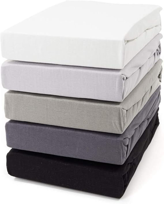 Zestri Boxspringbett Spannbettlaken Comfort Silber 180x200 bis 200x200 ...