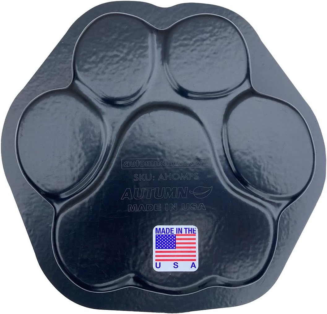 Hardscaping Materials - AUTUMN Made in USA Paw Print Mold, Dog Cat Paw Print Stepping Stone Mold, Dog Paw Mold, Concrete Cement Mold, Paw Print Garden Decor Mold, Textured Mold for Non-Slip Stepping Stones, 7 in