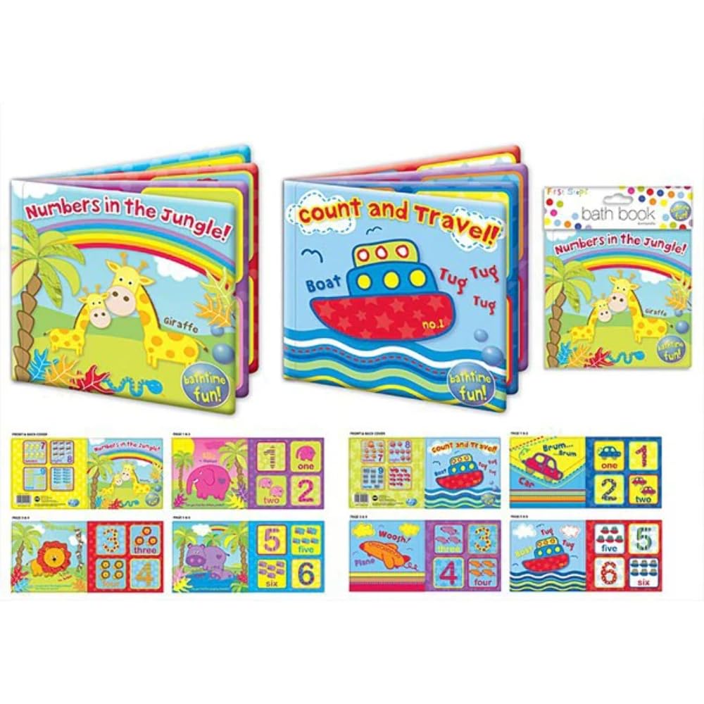 Bath Time Picture Book for Babies - One Supplied