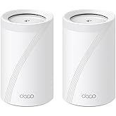 TP-Link Deco BE11000 Tri-Band WiFi 7 Mesh (Deco BE65) - 11 Gbps, 5200 Sq.Ft, 4× 2.5 G Ethernet, 6G Band, AI-Driven Band, Home