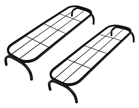 ORCHID ENGINEERS Metal Pot Stand, Black, 2.5 feet, 2 Pieces