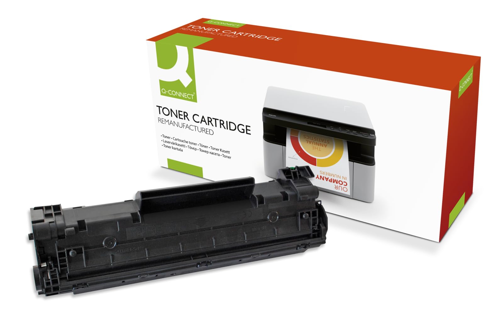 Q-Connect Compatible Solution HP 35A Black Laserjet Toner Cartridge