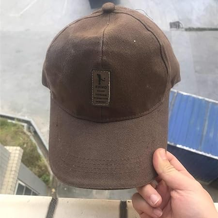 Amazon Co Jp Achicoo メンズキャップ メンズ 帽子 アウトドア スポーツ カジュアル ファッション 野球帽 スナップバック 帽子 ダークブラウン Adjustable 服 ファッション小物