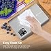 Etekcity EK 7017 Digital Kitchen Food Multifunction Scale, 11 Lb 5 kg, Stainless Steel (Batteries Included)