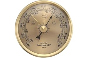 Outdoor Barometer - Pressure Measuring Device, Portable Fishing Weather Indicator, Easy Read Design | Weather Tracking Tool f