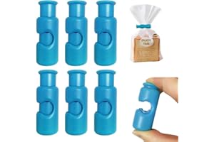 2026 Upgraded Snack Bread Sealing Clip,Bag Clips, Squeeze and Lock Bread Bag Clips for Food Storage, Plastic Bag Clip, Food C
