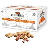 Gurley's Premium Peanuts In-Shell, Fire Roasted &amp; Salted In Shell Peanut, Bulk Party Pack, 10 lb Box &ndash; Dry Roasted Peanuts Salty Snack for Events &amp; Gatherings