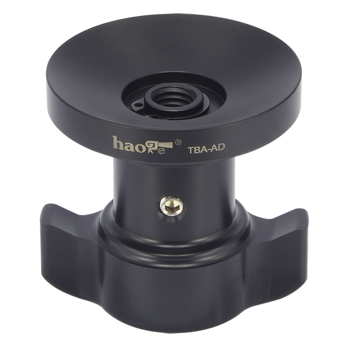 Haoge TBA-AD-S Tie Down Locking Handle Short Threaded Screw Knob for Sachtler FSB6 FSB6T FSB8 FSB8T DV10 DV12 Tripod Video Fluid Head Bowl Adapter