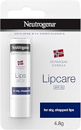 Neutrogena Lipcare Norwegian Formula SPF 20 Lip Care Stick 4.8g Pack of 6
