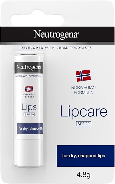 Neutrogena Lipcare Norwegian Formula SPF 20 Lip Care Stick 4.8g Pack of 6
