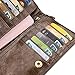 Realer Women's Wallet Clutch Double Zipper Card Holder Case Gift Purse