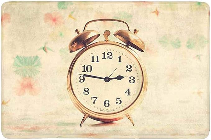 Laure Drole Vintage Reveil Paillasson Antiderapant Interieur