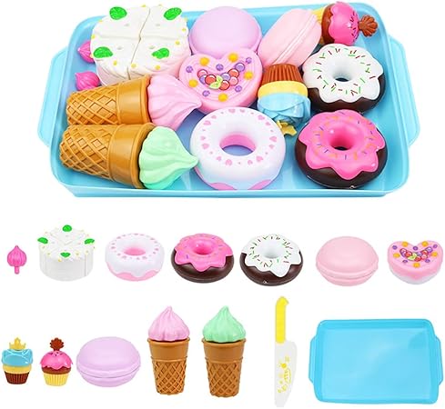 ELitao 15 PCS Pretend Play Food 