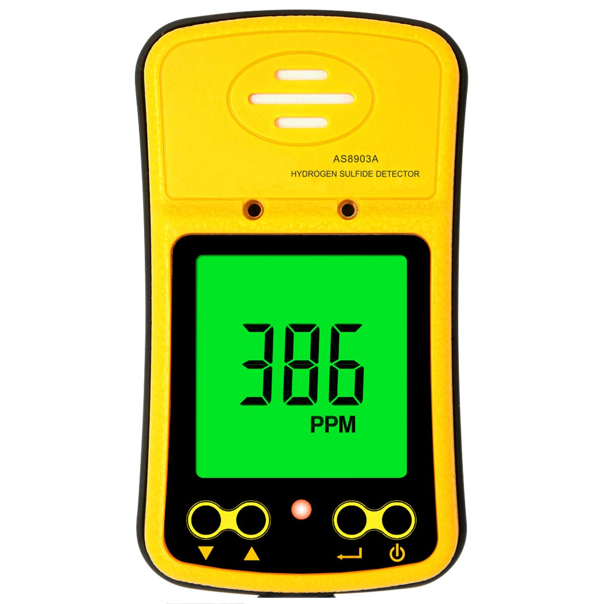 TACKTIMES Hydrogen Sulfide Detector Rechargeable Single Gas H2S Monitor